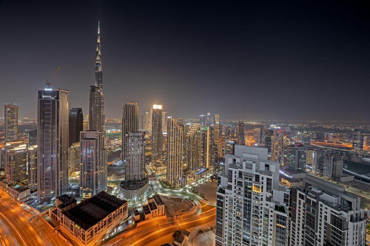Paramount Midtown Deluxe 1 Bedroom Apartment With Full Burj-Khalifa View ดูไบ ภายนอก รูปภาพ