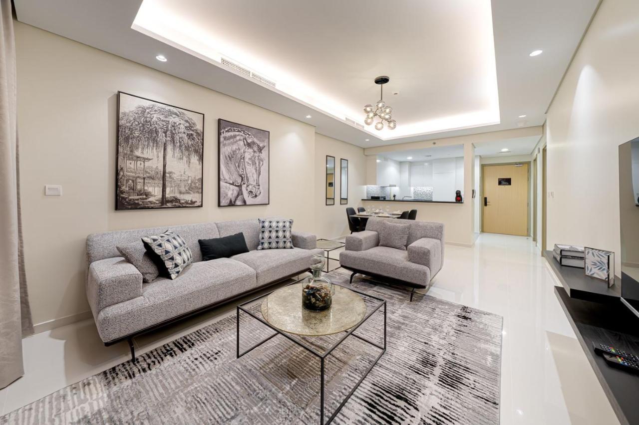 Paramount Midtown Deluxe 1 Bedroom Apartment With Full Burj-Khalifa View ดูไบ ภายนอก รูปภาพ