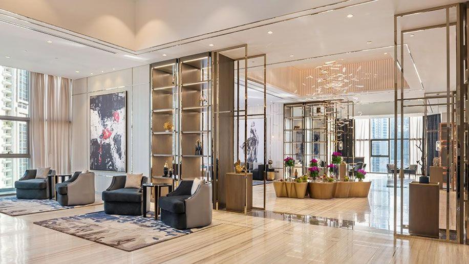Paramount Midtown Deluxe 1 Bedroom Apartment With Full Burj-Khalifa View ดูไบ ภายนอก รูปภาพ